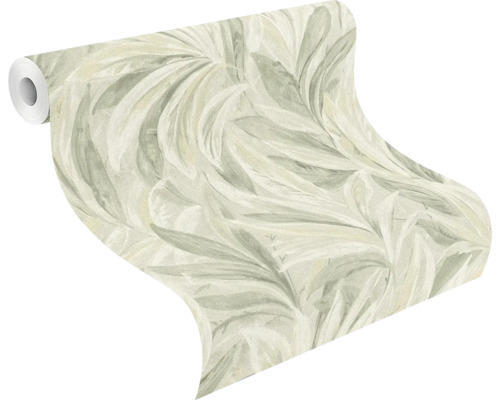 Tapetrulle med bladmotiv