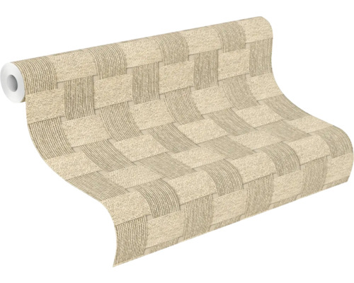 Tapetrulle med flätat mönster