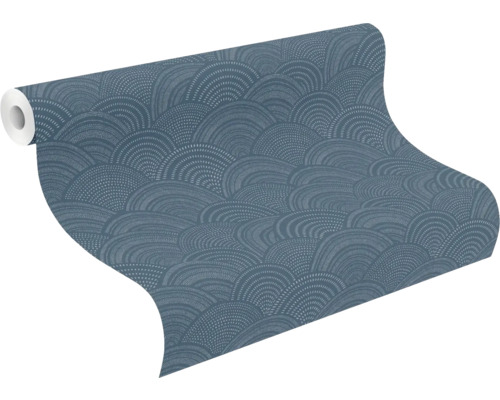 Tapetrulle med halvcirkelmönster