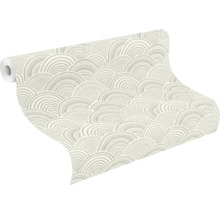 Tapetrulle med prickmönster i halvcirkeldesign