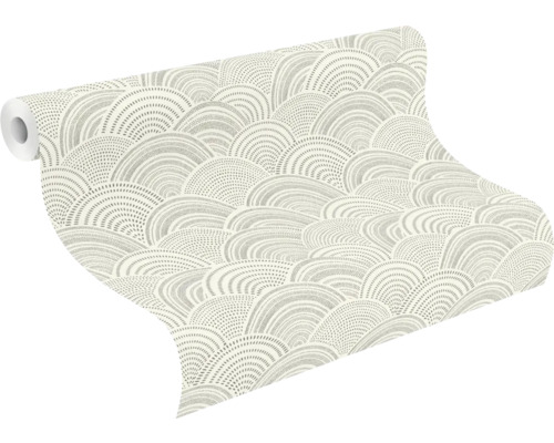 Tapetrulle med prickmönster i halvcirkeldesign