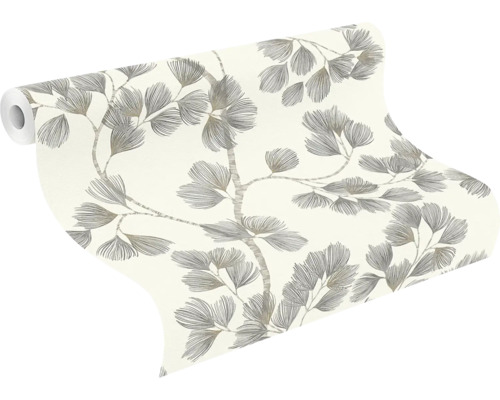 Tapetrulle med blommönster