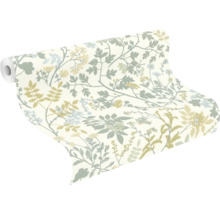 Tapetrulle med blommönster