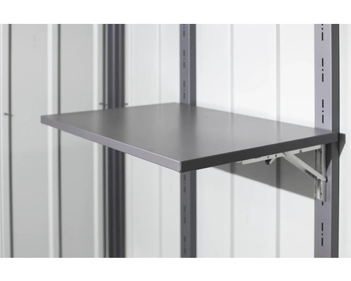 Metallhylla med fäste