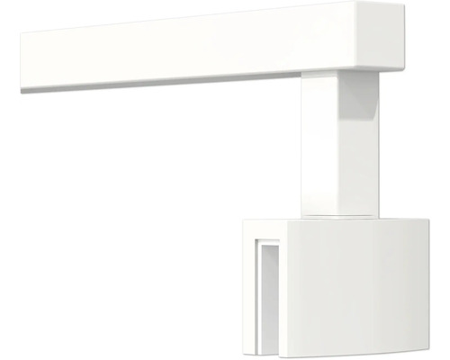 Detaljvy av en vit lampupphängning