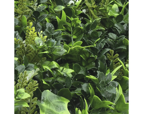 Konstgjord grön växtvägg för inom- och utomhusbruk.