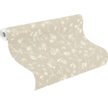 Tapetrulle med blommönster