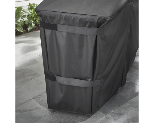 Skyddsöverdrag för trädgårdsmöbler med fästband