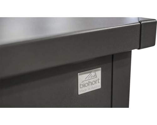 Biohort logotyp på en trädgårdsprodukt