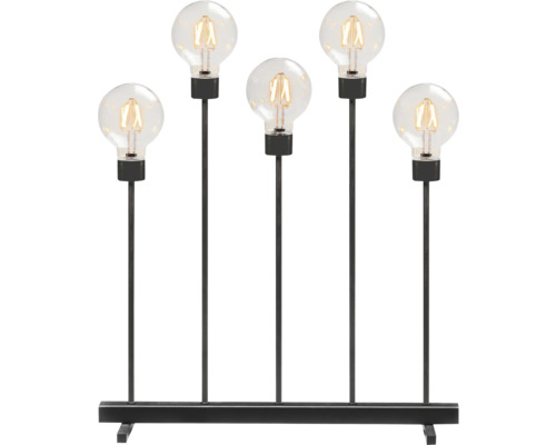 Dekorativ bordslampa med fem lampor