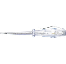 Spänningsprovare för växelspänning från 150 till 250 volt med spårskruvmejsel