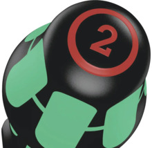 Hantel med en vikt på två kilogram.