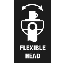 Symbol för flexibelt huvud