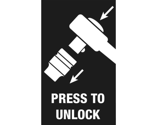 Symbol för Tryck för att låsa upp
