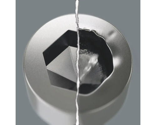 Detaljbild av en hylsnyckel med sexkantsprofil