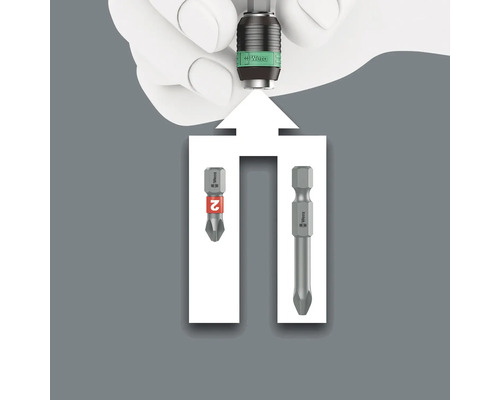 Wera logotyp, bitshållare med bits