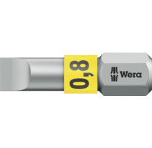 Wera Logo spårskruvmejselbits 0,8 x 8 millimeter