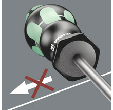 Wera logotyp med skruvmejsel med symbol för halkskydd