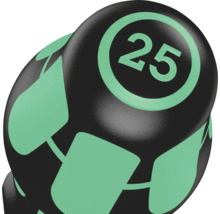 Borrkronburk med nummer 25