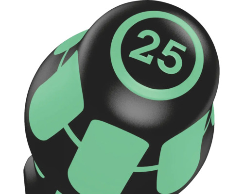 Borrkronburk med nummer 25