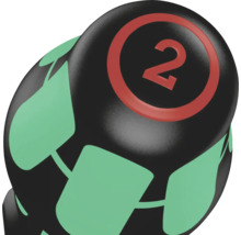 Medicinboll med en vikt på två kilogram för fitnessövningar