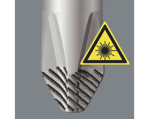 Borrmaskin med lasersymbol