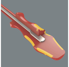 Spårskruvmejsel med stålblad och ergonomiskt handtag