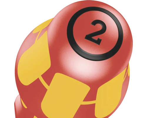 Dekorativt påskägg med nummer 2