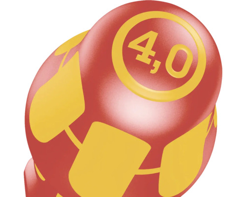 Detaljvy av en borrmaskin med indikation 4,0