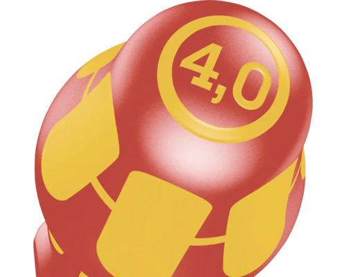 Tappmall med texten 4,0
