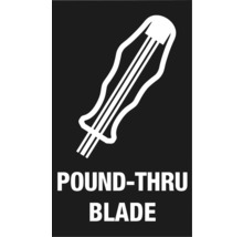 Symbol för genomgående klinga