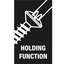 Symbol för skruvens hållfunktion