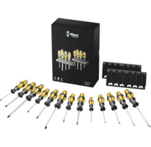 Wera Kraftform skruvmejselsats med hållare och förpackning