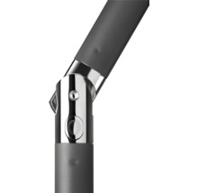 Detaljbild av en parasollknick med vridmekanism