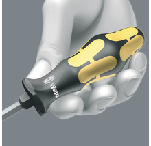 Wera skruvmejselhandtag hålls i en hand