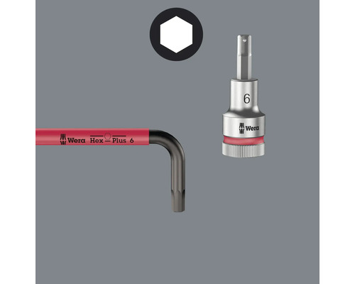 Wera sexkantnyckel och hylsnyckel