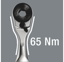 Detaljerad bild av Wera Zyklop Mini 1 spärr med en kapacitet på 65 Newtonmeter