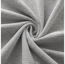 Närbild av grått möbeltyg med struktur