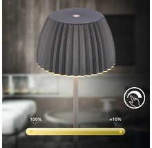 Dekorativ bordslampa med touchdimmer för ljusreglering