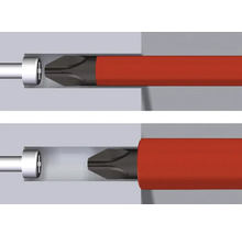 Illustration av en skruvmejsel med spårskruv
