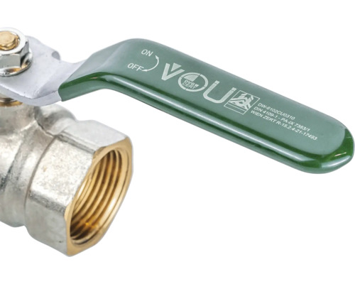 Kulventil i mässing med spak