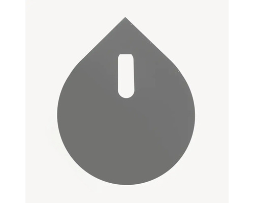 Droppformad täckplatta med utskärning