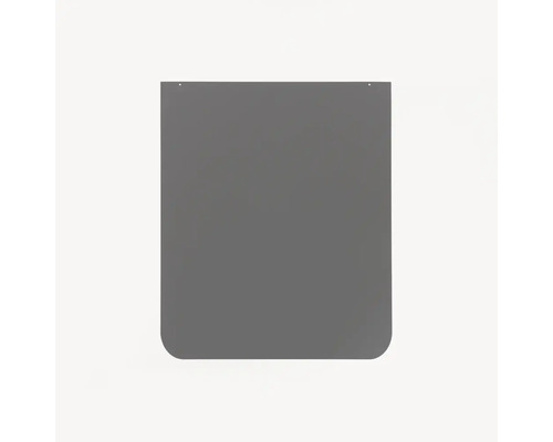 Grå möbelfront med rundade hörn