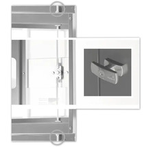 Redskapsskåp BIOHORT 230 227x83cm silver-metallic