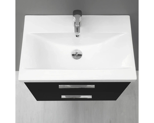 Tvättställ med två lådor och armatur