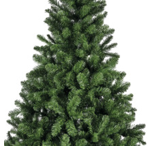 Närbild av en konstgjord julgran