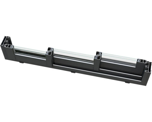 Fönsterprofil av aluminium med glas