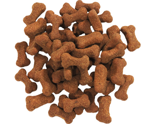 Brunt hundfoder i benform