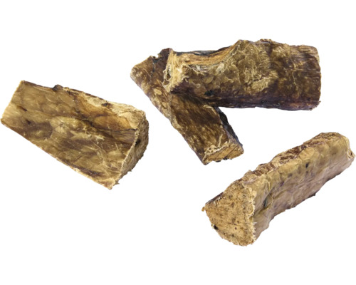 Olika bitar torkad nöthud för hundar