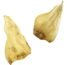 Två nötkreaturöron för hundar